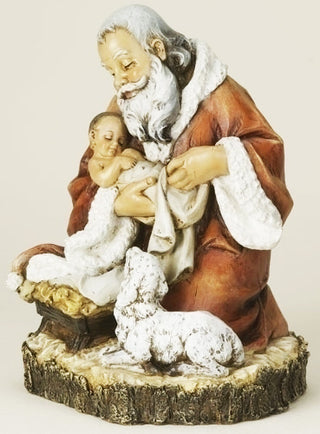 11.5" Kneeling Santa Fig