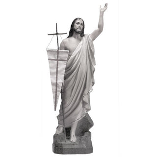 Resurrection Christ no flag in Statue - 48-inch