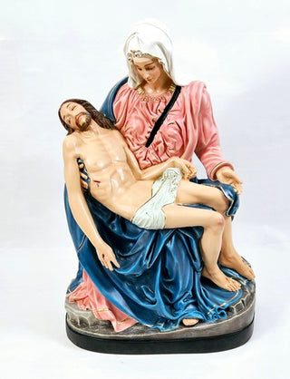 Pieta-41 Statue - 41-inch - Realistic Color - Hand-Painted