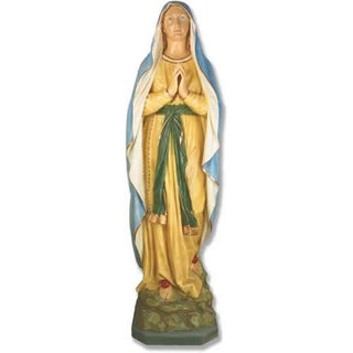 Our Lady Of Lourdes 71" H Statue - 71-inch - Realistic Color - Hand-Painted