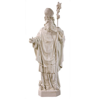 Saint Patrick w/Staff Realisti Statue - 72-inch