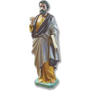 Saint Peter 63" H Statue - 63-inch - Realistic Color - Hand-Painted
