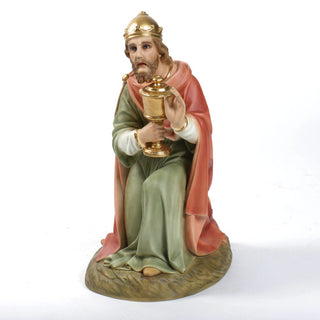 King Caspar Statue - 21-inch - Realistic Color - Hand-Painted