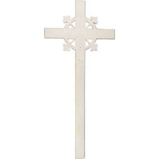 Cross & Gingerbread Wall Statue - 58-inch