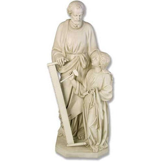 Joseph & Child with Tools Statue - 55-inch