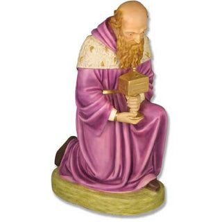 King Gold Offering 28  Ntv1.2 Statue - 28-inch - Realistic Color - Hand-Painted