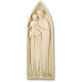 Mother & Child Pointed Arch Statue - 22-inch