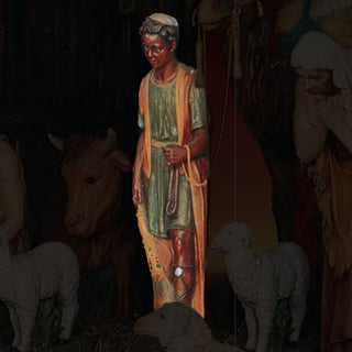 SHEPHERD BOY FOR LIFESIZE SET Statue - 55-inch - Realistic Color - Hand-Painted