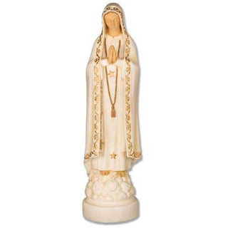 Our Lady Of Fatima Statue - 34-inch - Realistic Color - Hand-Painted