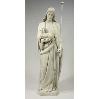 Jesus With Lamb 60"H Statue - 60-inch - Realistic Color - Hand-Painted
