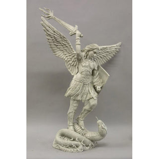 St. Michael W/Sword Fire Statue - 38-inch