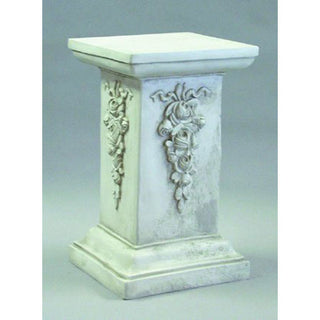 Decorative Square Pedestal Statue - 30-inch