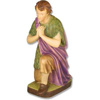 Kneeling Shepherd 30 H Ntv1.2 Statue - 30-inch