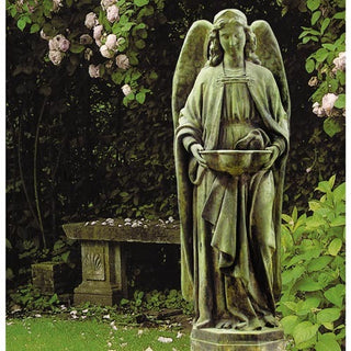 Holy Water Font Angel Statue - 50-inch