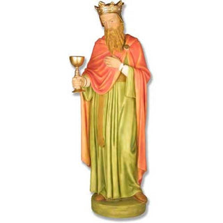 King with Myrrh 39 Nativity 1. Statue - 39-inch - Realistic Color - Hand-Painted