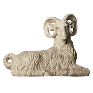 Sitting Ram Statue - 30-inch