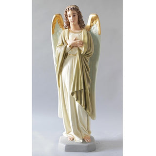 Chapel Angel Praying Statue - 25-inch - Realistic Color - Hand-Painted