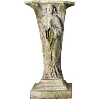 Devotion Angel Cross Ped. Statue - 38-inch