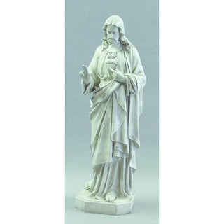 Sacred Heart (Hand Up) 52" H Statue - 52-inch