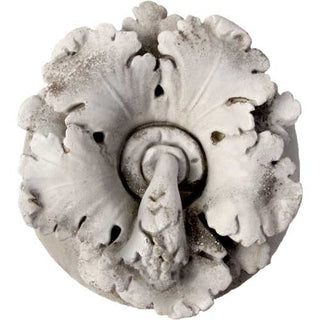 Leafy Medallion Statue - 15-inch