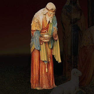 SAINT BALTHAZAR WISEMAN FOR LI Statue - 51-inch - Realistic Color - Hand-Painted
