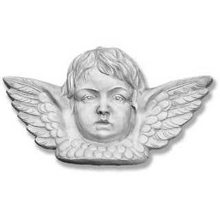 Angel with Wing Plaque Statue - 16-inch