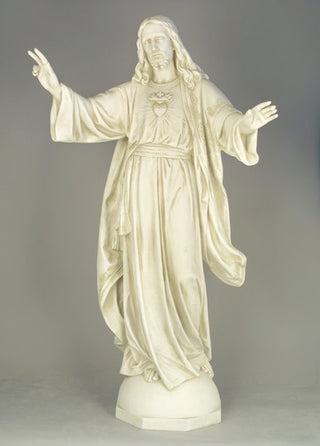 Blessing Jesus Sacred Heart Statue - 48-inch