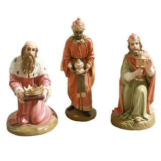 Three Kings Statue - 25-inch - Realistic Color - Hand-Painted