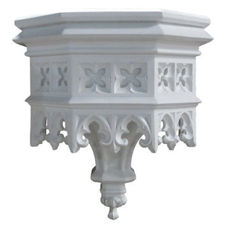 Gothic Flint Bracket Statue - 23-inch