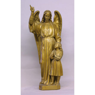 Guardian Angel & Child Statue - 26-inch