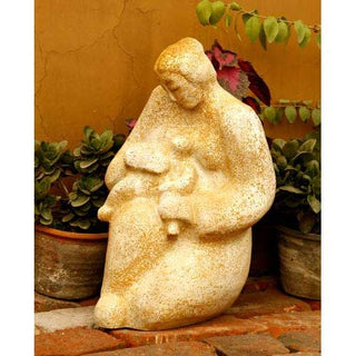 Mother Nurturing Child Statue - 18-inch