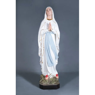 Our Lady Of Lourdes Statue - 36-inch - Realistic Color - Hand-Painted