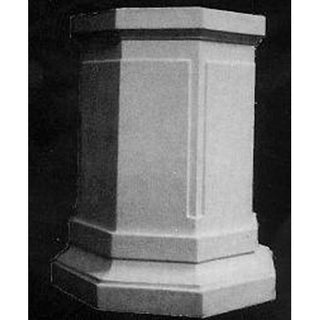 Eight Sided Pedestal Statue - 30-inch