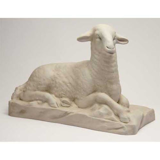 Sheep Right Statue - 17-inch