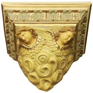 Outlooking Angels Shelf/Bracke Statue - 17-inch - Realistic Color - Hand-Painted