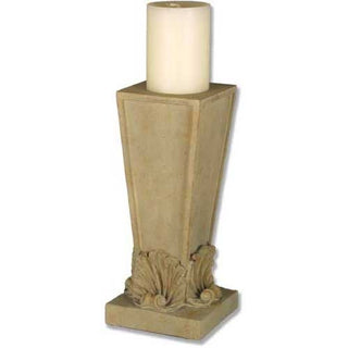 Four Shell Candleholder Statue - 12-inch