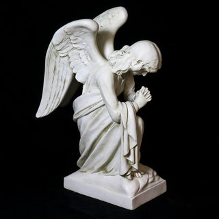 Kneeling Angel Praying Statue - 28-inch