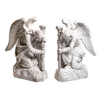 Bergama Angel-Left 35"H Statue - 35-inch