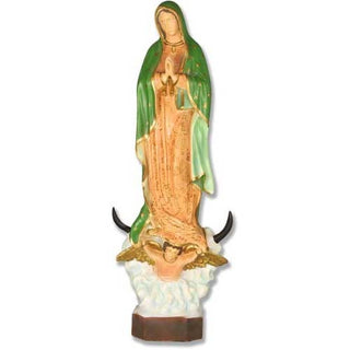 Our Lady Of Guadalupe Statue - 32-inch - Realistic Color - Hand-Painted