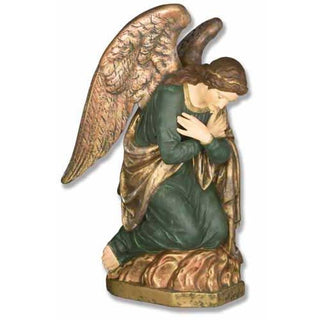 Adoration Angel Cross 39 Kne Statue - 39-inch