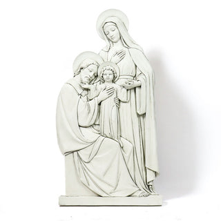 Holy Family Plaque Statue - 39-inch