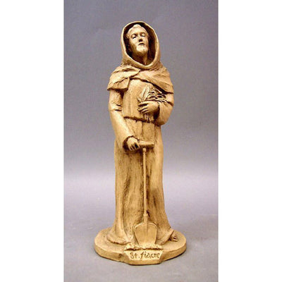 Saint Fiacre Statue - 12-inch