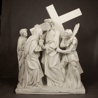 Jesus Meets His Mother Station Statue - 57-inch