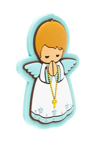 Baby Boy Angel Catholic Fridge Magnet | Guardian Protection | Little Drops of Water