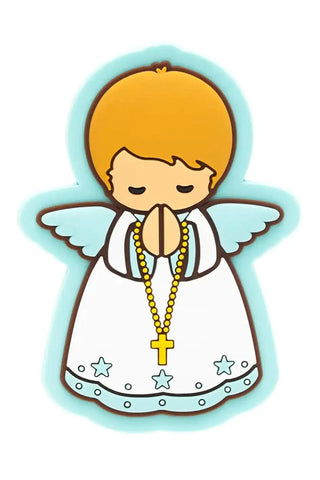 Baby Boy Angel Catholic Fridge Magnet | Guardian Protection | Little Drops of Water