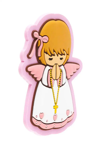 Baby Girl Angel Catholic Fridge Magnet | Guardian Protection | Little Drops of Water