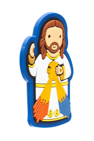 Divine Mercy Jesus Catholic Fridge Magnet | Jesus I Trust You | Little Drops of Water