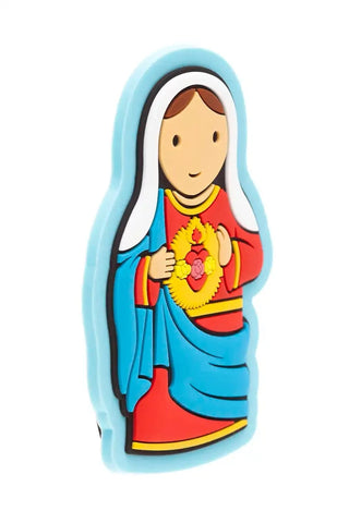 Immaculate Heart Mary Catholic Fridge Magnet | Pure Heart | Little Drops of Water