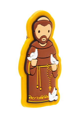 Saint Francis Catholic Fridge Magnet | Animals Patron | Little Drops of Water