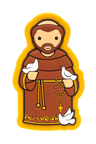 Saint Francis Catholic Fridge Magnet | Animals Patron | Little Drops of Water